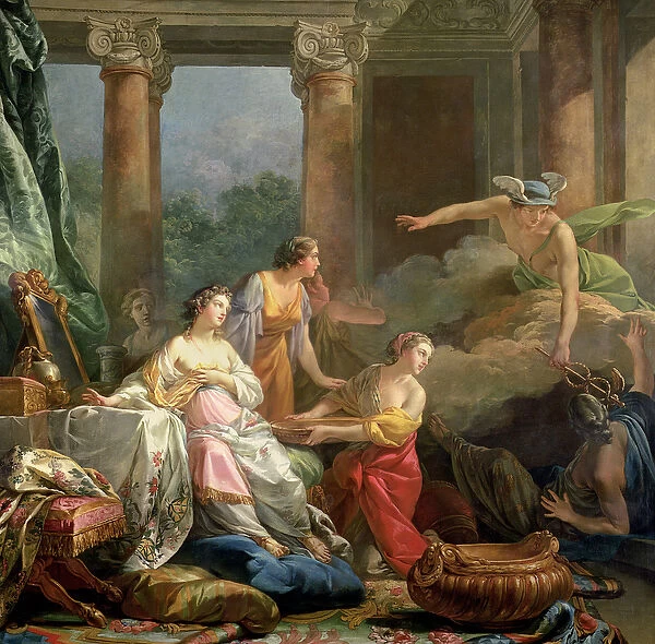 Mercury, Herse and Aglauros, 1763 (oil on canvas)