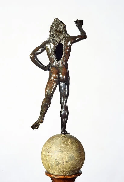 Mercury Taking Flight, c. 1515 (copper alloy, breccia & wood)