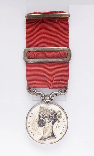 Meritorious Service Medal awarded to Sergeant Major John Wing, 17th (The Leicestershire) Regiment of Foot, 1847 (metal)