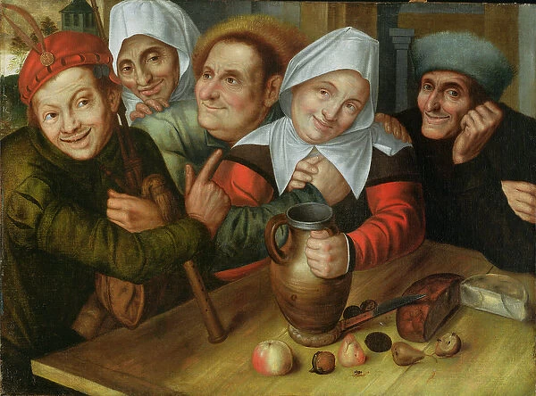A Merry Company, c. 1557 (oil on canvas)