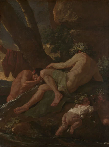 Midas Washing at the Source of the Pactolus, c. 1627 (oil on canvas)