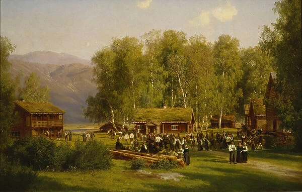 Midsummer Feast, 1886 (oil on canvas)