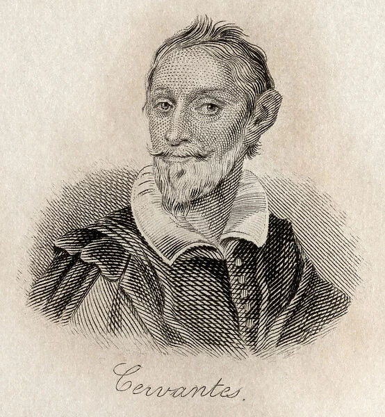 Miguel Saavedra de Cervantes (engraving)
