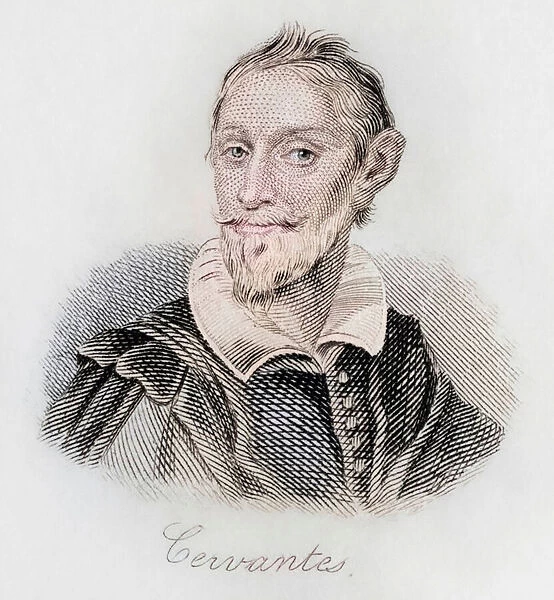 Miguel Saavedra de Cervantes (engraving)