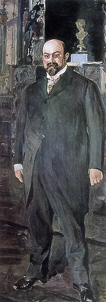 Mikhail Abramaovich Morozov (1870-1903 Russian collector and patron of arts), 1902 (oil on canvas)