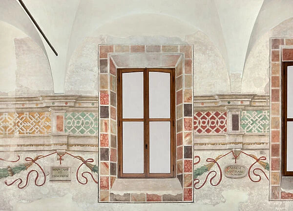 Milan, Cenacolo Refectory, Donato Montorfano, Wall decoration