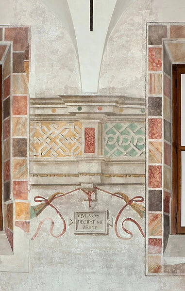 Milan, Cenacolo Refectory, Donato Montorfano, Wall decoration