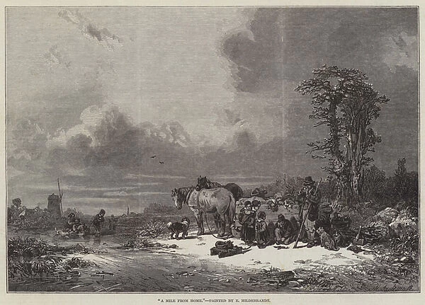 A Mile from Home (engraving)