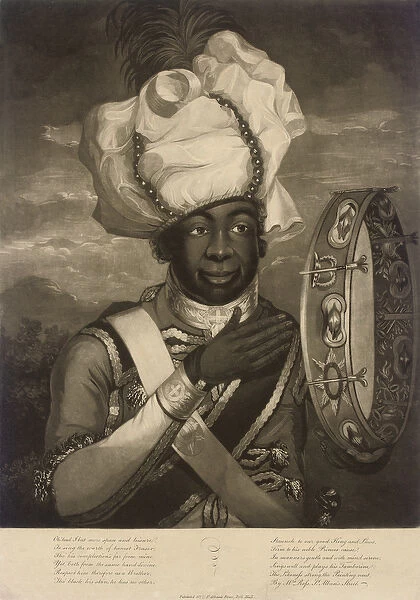 Military Bandsman Fraser of the Coldstream Guards (mezzotint on laid paper)