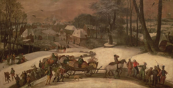 A Military Expedition in Winter, c. 1590