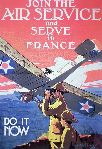 Military promotional poster, 1917 (colour litho)
