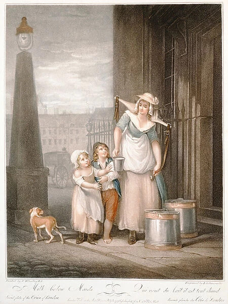 'Milk below Maids', plate 2 of The Cries of London