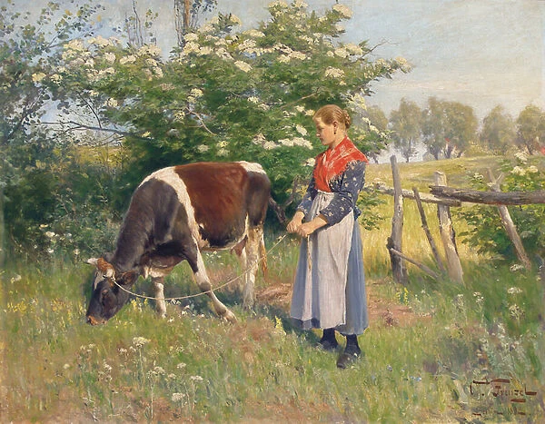The Milkmaid, 1892 (oil on canvas)