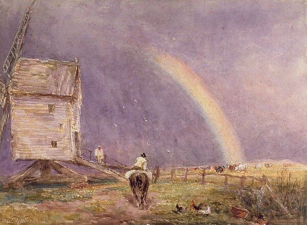 The Mill, 1853 (w  /  c on paper)