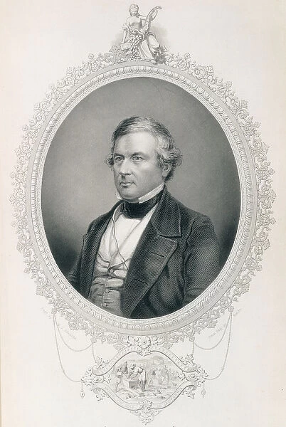 Millard Fillmore, from The History of the United States, Vol. II, by Charles Mackay