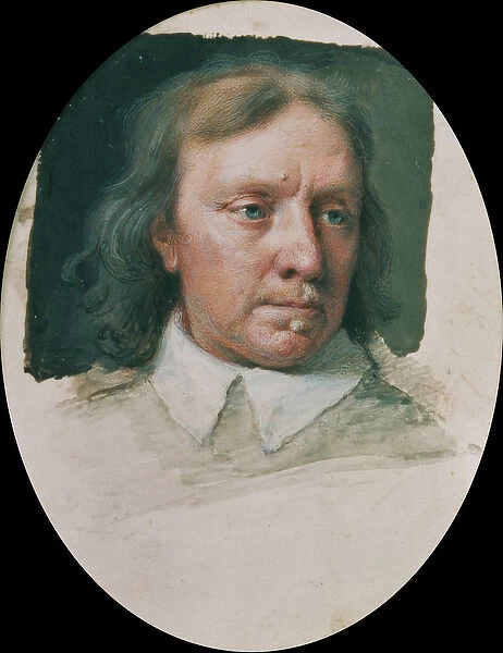Miniature of Oliver Cromwell (unfinished) (see also 67602)