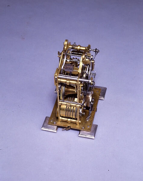 Miniature striking bracket clock, no. 222, c. 1695 (metal) (see also 834228-31)