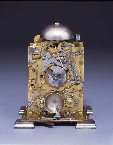 Miniature striking bracket clock, no. 222, c. 1695 (metal) (see also 834228-32)