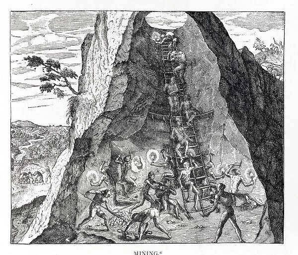 Mining, Frankfurt, 1602 (engraving)