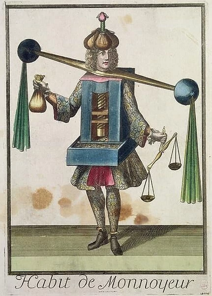 The Minters Costume (coloured engraving)