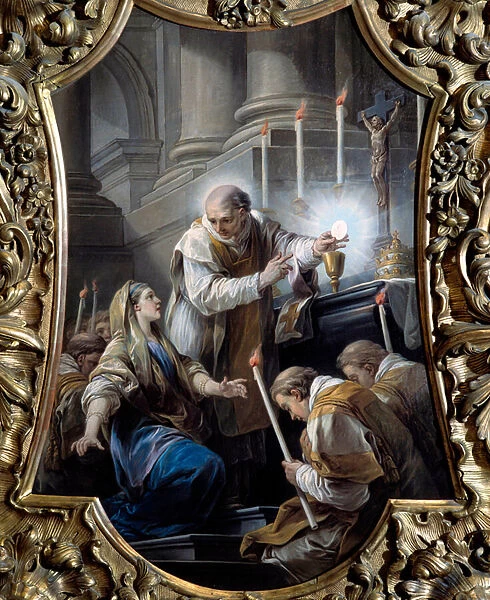 The Miracle of the Host Painting by Carle van Loo (1705-1765