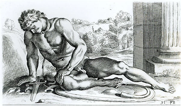 Mirmillo, c. 1653 (etching) (b  /  w photo)