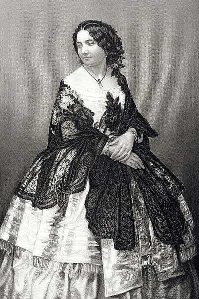 Miss Arabella Goddard (1836-1922) engraved by D