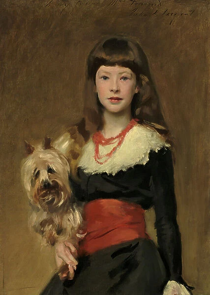 Miss Beatrice Townsend, 1882 (oil on canvas)