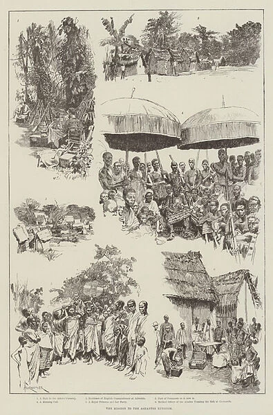 The Mission to the Ashantee Kingdom (engraving)