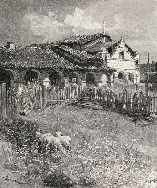 Mission San Antonio de Padua, Jolon, California, from The Century Illustrated