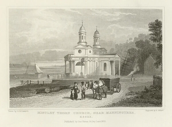 Mistley Thorn Church, near Manningtree, Essex (engraving)