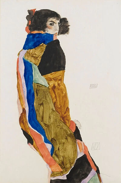 Moa. Oeuvre de Egon Schiele (1890-1918), aquarelle et gouache sur papier, 1911. Art autrichien, 20e siecle, art nouveau, modernisme. Leopold Museum, Vienne (Autriche)