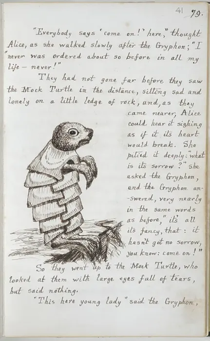 Framed Print : The Mock Turtle