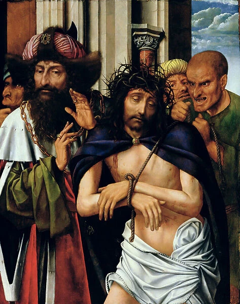 The Mocking of Christ (oil on panel) (see 165461 for detail)