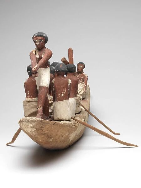 Model sailing boat from the Tomb of Khety (Beni Hasan) Middle Kingdom, c. 2010 B. C