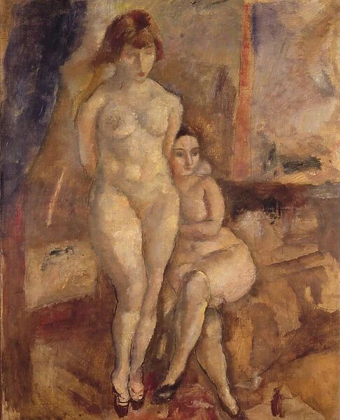 The Two Models, c. 1928 (oil on canvas)