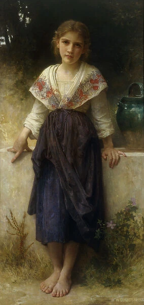 Un Moment de Repos, 1900 (oil on canvas)