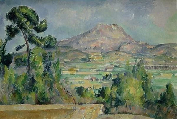 Montagne Sainte-Victoire, c. 1887-90 (oil on canvas)