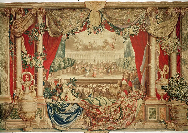The Month of January  /  The Louvre, from the series of tapestries