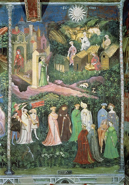 The Month of June, c. 1400 (fresco)