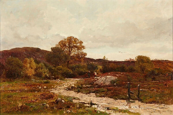 Moorland Landscape (oil on canvas)