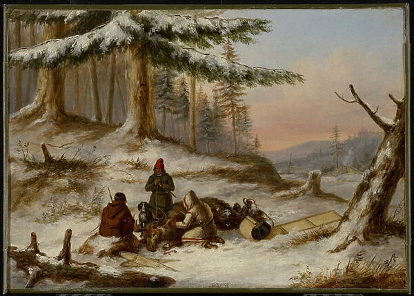 Moose Hunters, c. 1859 (oil on canvas)