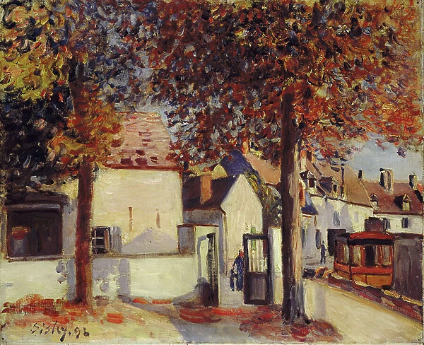 Moret-sur-Loing (Rue de Fosses), 1892 (oil on canvas)