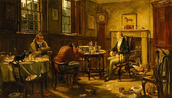 The Morning After, 1870 (oil on canvas)