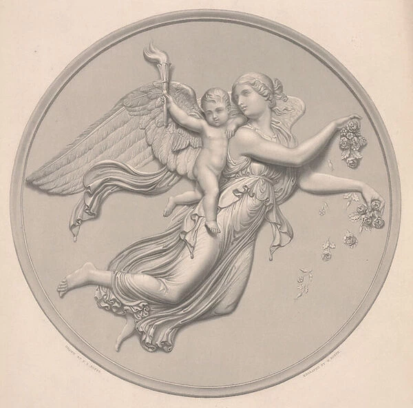 Morning, drawn by F. R. Roffe (fl. 1850-63), engraved by William Callio Roffe (1817-89)