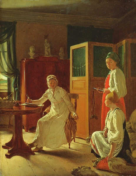 Morning of the Lady of the the Manor, 1823 (oil on canvas)