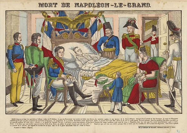 Mort De Napoleon I (engraving)