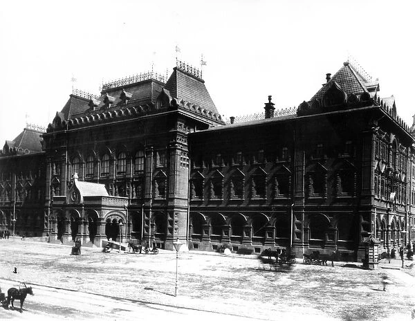 Moscow City Duma, 1892 (b  /  w photo)