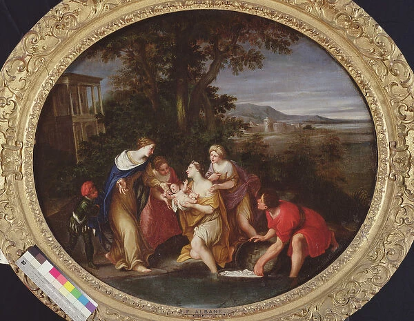 Moses Saved from Drowning (oil on canvas)