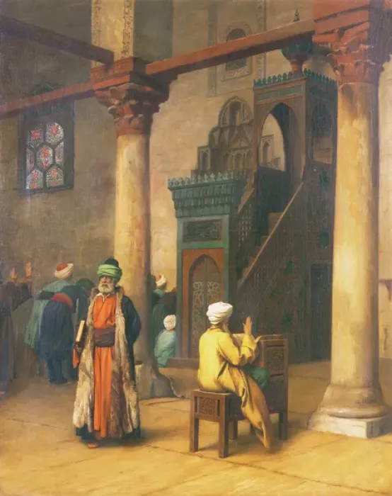 Framed Print : In the Mosque
